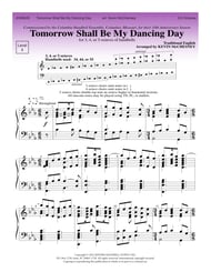 Tomorrow Shall Be My Dancing Day Handbell sheet music cover Thumbnail